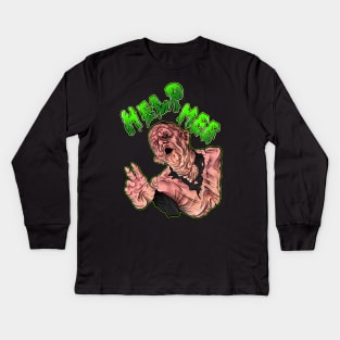 Help meee Kids Long Sleeve T-Shirt